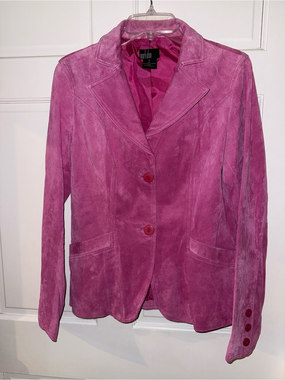 Mark Alan Pink Suede Blazer Jacket